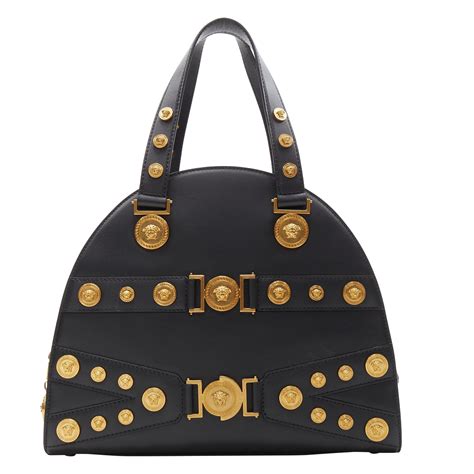 versace collection bowling bag|Versace Tag Bowling Shoulder Bag.